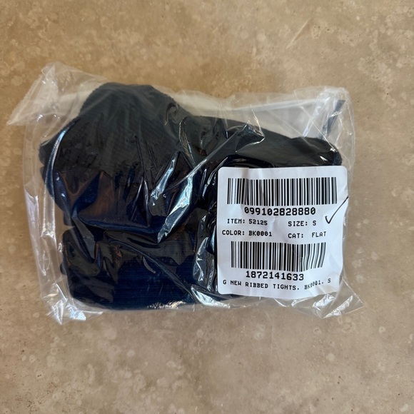 J Crew Crewcuts Navy Blue Ribbed Tights Girls Size Small - Picture 5 of 5